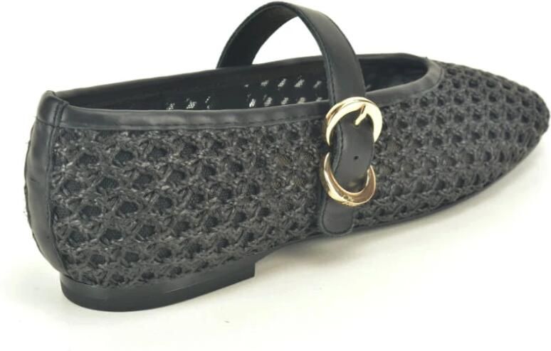 Frau Raffia Ballerine + Riem - Foto 2