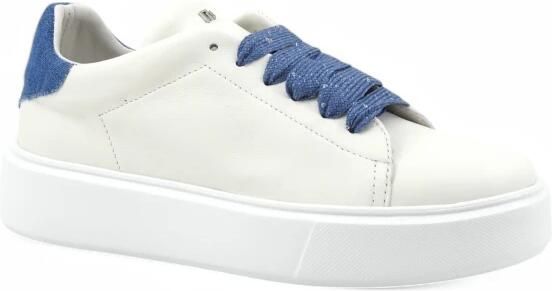 Frau Sneaker met denim inzetstuk - Foto 2