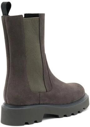 Frau Suede Beatles Laarzen met Zijelastiek