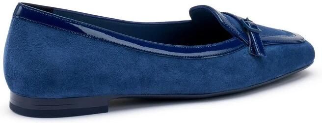 Frau Suède Leren Loafers met Lakleren Afwerking