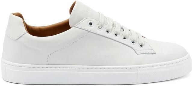 Frau Witte leren sneakers voor mannen
