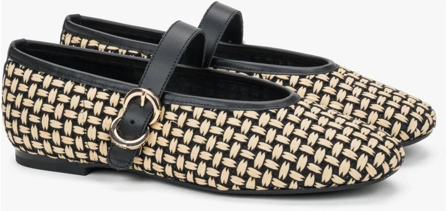 Frau Woven Ballet Flats - Foto 3
