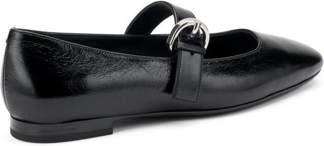 Frau Zwarte ballerina's met vierkante neus