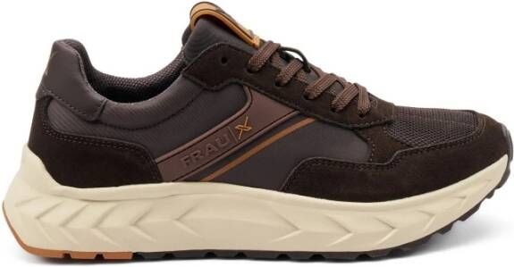 Frau Hybride Cross Sneakers in Chocolade