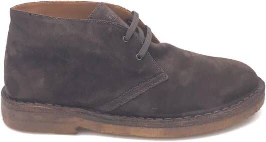 Frau Klassieke Donkerbruine Suède Desert Boots