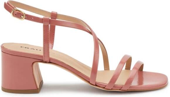 Frau Lakleren Sandalen in Phard Pink Dames