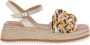Frau Sandalen FANCY RAFIA TRICOLOR - Thumbnail 1