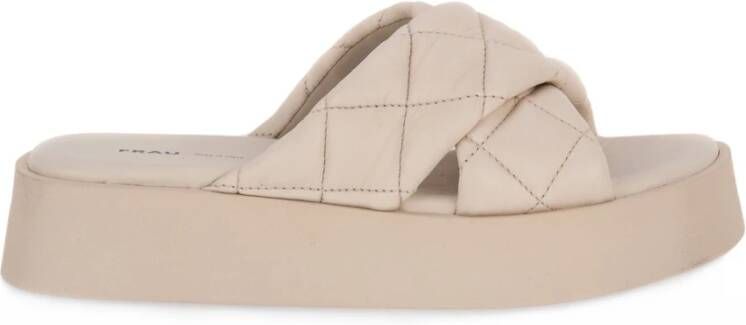 Frau Sandals White Dames