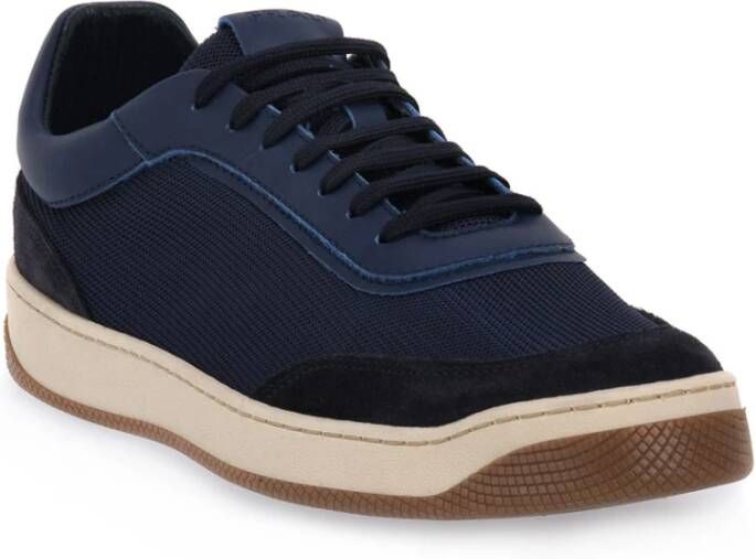 Frau Casual Suede Sneakers Blue Heren