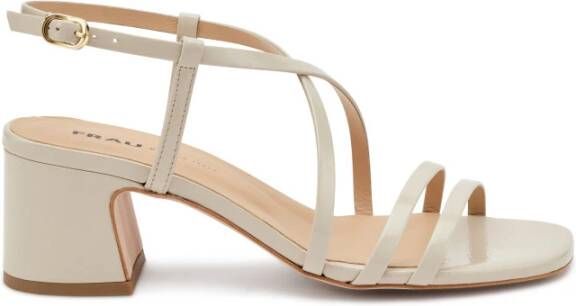 Frau Stijlvolle Patent Sandaal Beige Dames