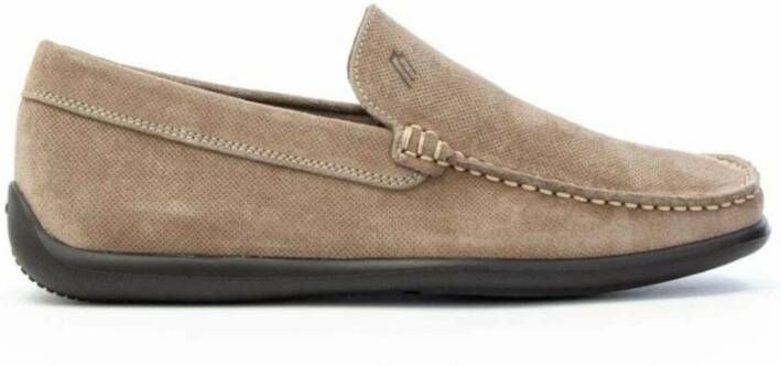 Frau Tijdloze suède loafers voor heren