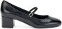 Frau Zwarte glanzende leren Mary Jane schoenen - Thumbnail 1