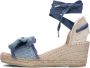 FRED DE LA BRETONIERE Espadrilles Dames Eve Bow Maat: 40 Kleur: Blauw - Thumbnail 3