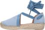 FRED DE LA BRETONIERE Espadrilles Dames Romi Luz Maat: 38 Materiaal: Suède Kleur: Blauw - Thumbnail 3