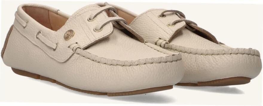 Fred de la Bretoniere Billy Boaty Moca Sneakers Dames Leren Sneaker Beige - Foto 3