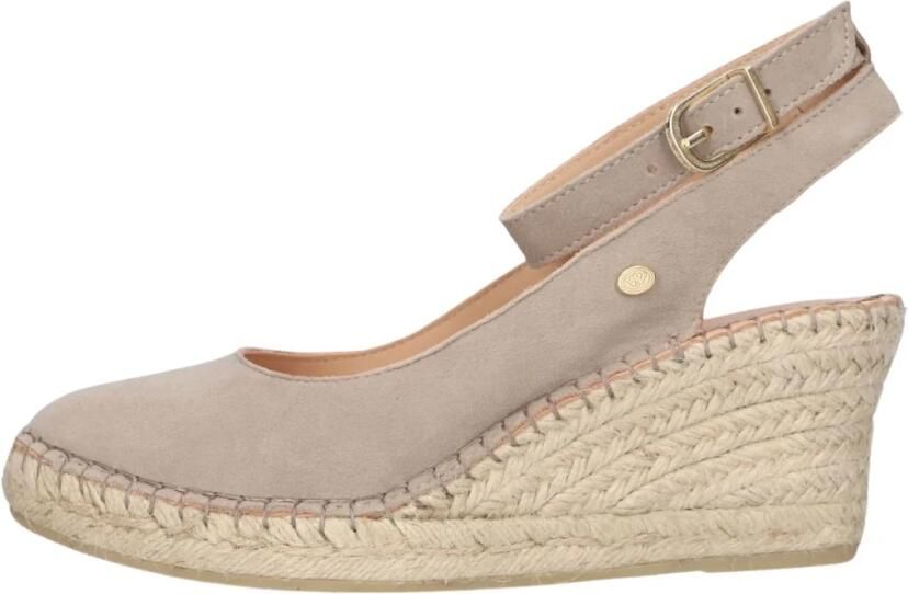 FRED DE LA BRETONIERE Espadrilles Dames 153010276 Maat: 38 Materiaal: Suède Kleur: Taupe - Foto 3