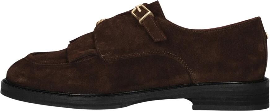 FRED DE LA BRETONIERE Loafers Dames Paris Jay Suède Bruin - Foto 6