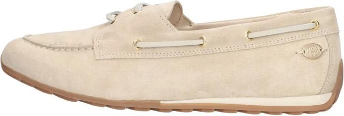 Fred de la Bretoniere Uta Mocca Mocassins Dames Instappers Beige - Foto 6