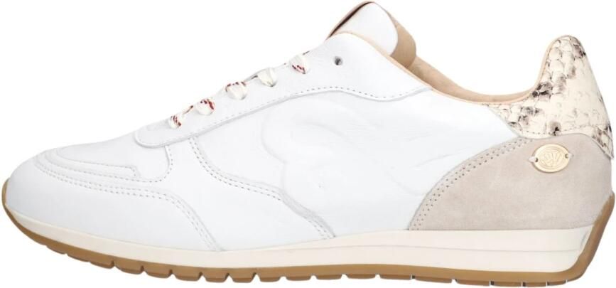 FRED DE LA BRETONIERE Lage Sneakers Dames Vlora Sign Leer Wit - Foto 9