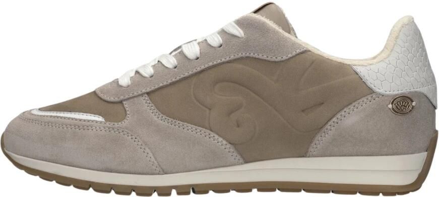 FRED DE LA BRETONIERE Lage Sneakers Dames Vlora Sign Maat: 38 Materiaal: Suède Kleur: Beige - Foto 4