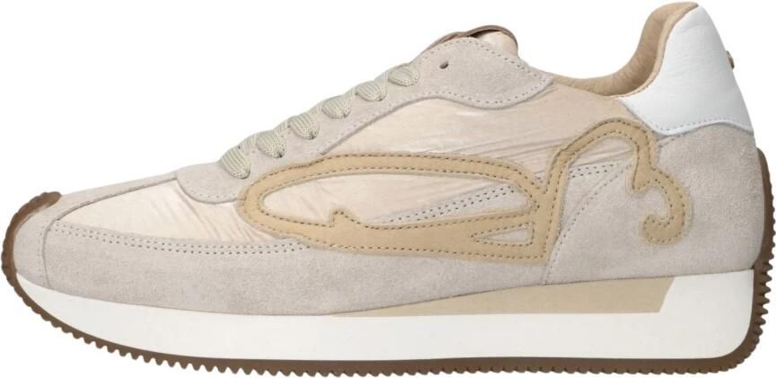 FRED DE LA BRETONIERE Lage Sneakers Dames Yentl Sign Textiel Beige - Foto 6