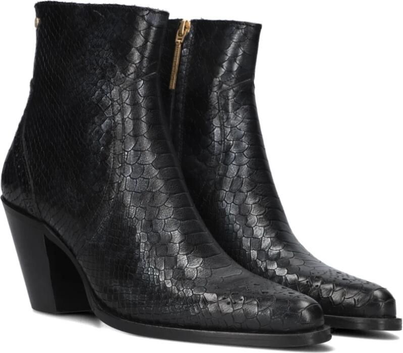 FRED DE LA BRETONIERE Enkellaarsjes Dames Blaire Ankle Boot Leer Zwart - Foto 4