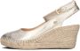 Fred de la Bretoniere 153010288 Espadrilles Zomer Schoenen Dames Goud - Thumbnail 2