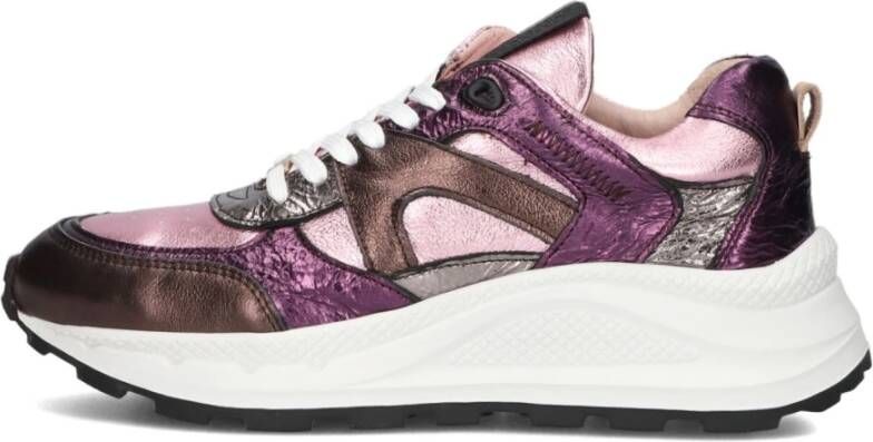FRED DE LA BRETONIERE Lage Sneakers Dames Hazel Low Maat: 40 Materiaal: Leer Kleur: Roze - Foto 3