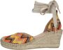 Fred de la Bretoniere Strappy Sandals 153010217 Espadrilles Zomer Schoenen Dames Zwart - Thumbnail 3