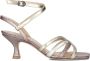 Fred de la Bretoniere Multikleur leren sandalen met kittenhak Multicolor Dames - Thumbnail 4