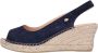FRED DE LA BRETONIERE Espadrilles Dames 153010240 Maat: 42 Materiaal: Suède Kleur: Blauw - Thumbnail 3