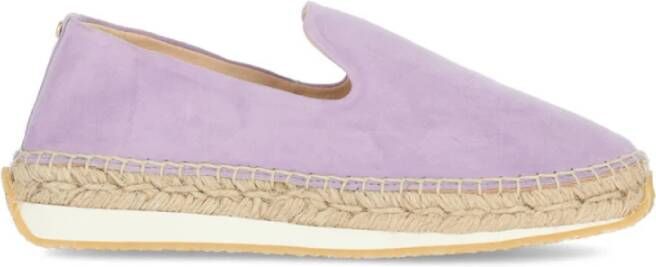 Fred de la Bretoniere Suede Nola LOA Espadrilles Purple Dames
