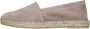 FRED DE LA BRETONIERE Espadrilles Dames 152010228 Maat: 42 Materiaal: Suède Kleur: Taupe - Thumbnail 3