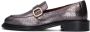 Fred de la Bretoniere Ilay Buckle Loafers Instappers Dames Zwart - Thumbnail 3