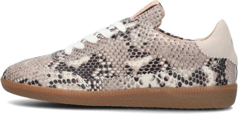 Fred de la Bretoniere Zwarte Pearl Sign Lage Sneakers Multicolor Dames