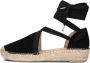 FRED DE LA BRETONIERE Espadrilles Dames Romi Luz Maat: 40 Materiaal: Suède Kleur: Zwart - Thumbnail 3