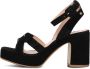 FRED DE LA BRETONIERE Sandalen Dames 163010180 Maat: 39 Materiaal: Suède Kleur: Zwart - Thumbnail 3