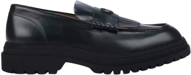 Fred Perry Logo Fringed Penny Loafers