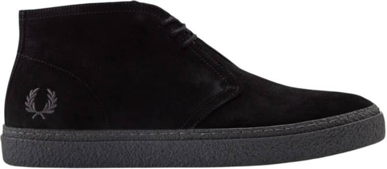 Fred Perry Hawley Suede Desert Boots Black Heren