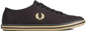Fred Perry Kingston Twill Sneakers Zwart Heren