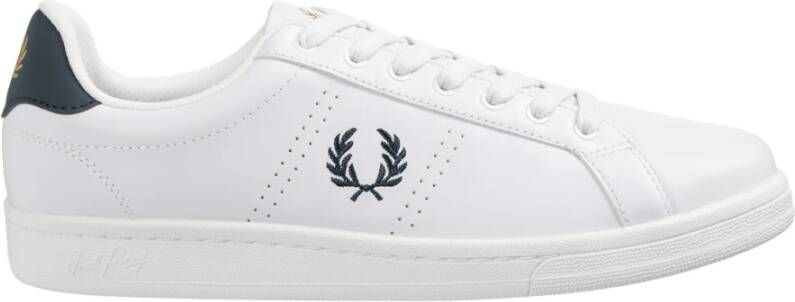 Fred Perry Klassieke Leren Sneakers Wit Heren