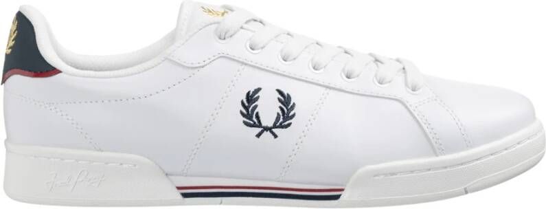 Fred Perry Klassieke Leren Sneakers Wit Heren