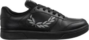 Fred Perry Klassieke Leren Sneakers Zwart Heren