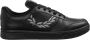 Fred Perry Klassieke Leren Sneakers Zwart Heren - Thumbnail 1