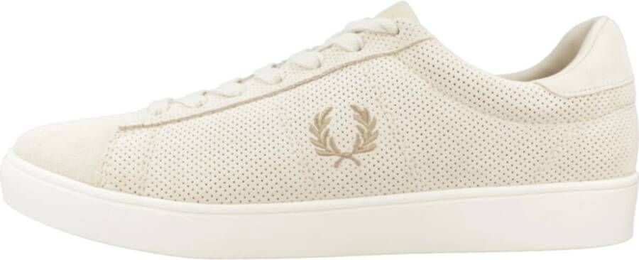 Fred Perry Klassieke Spencer Sneakers voor Mannen Beige Heren