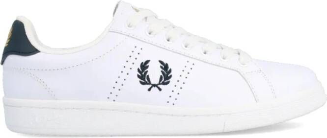 Fred Perry Klassieke witte herensneakers White Heren