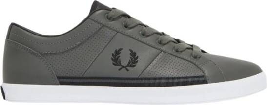 Fred Perry Klieke Tennisschoenen met een Eigentijdse Twist Green Heren