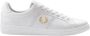 Fred Perry Leren B721 Sneakers Yellow Unisex - Thumbnail 1
