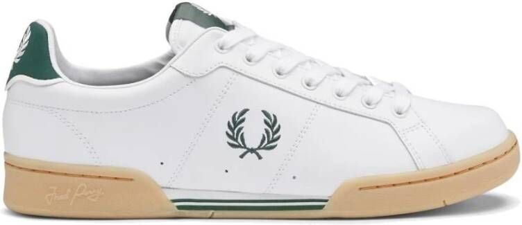 Fred Perry Leren Sneakers B722 B6202 White Dames
