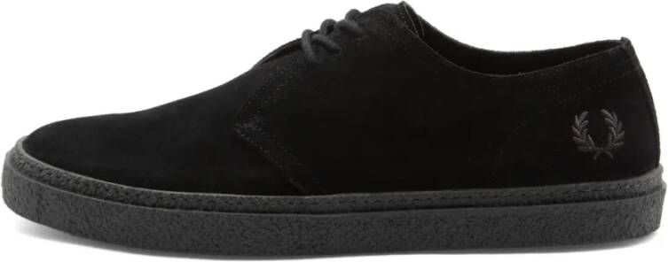 Fred Perry Linden Suede B4360 Zwart Black Heren